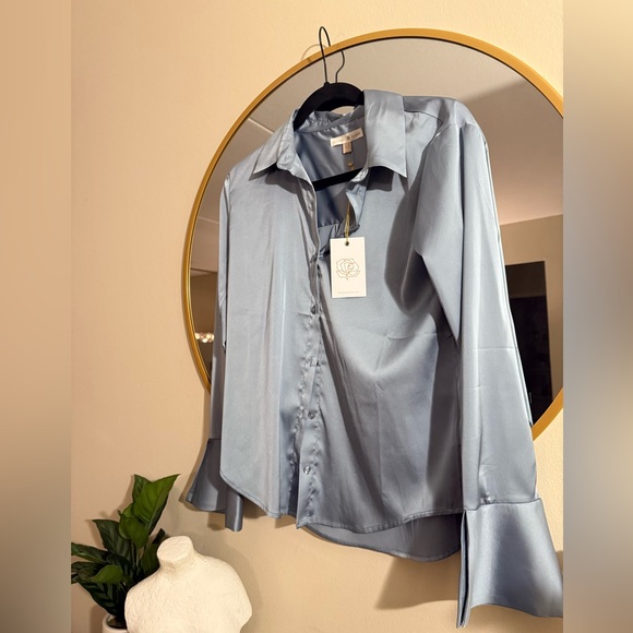 Backyard Roses Layla Blouse Size Small NWT - Picture 5 of 6